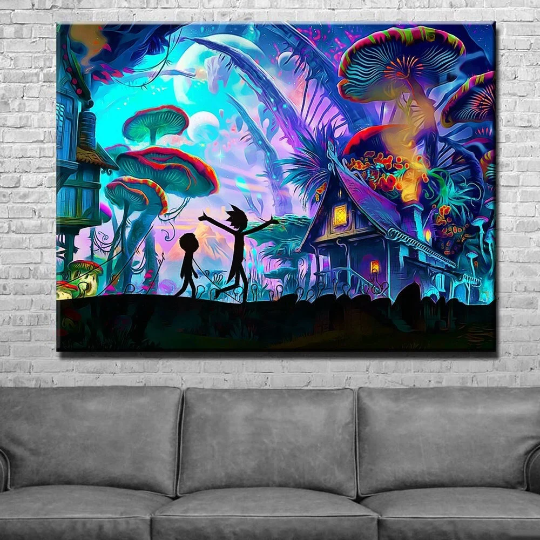 Rick and hot Morty Canvas